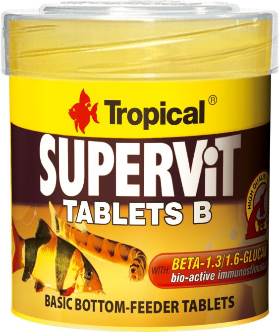 Tropical Supervit Tablets B – Fischfutter für das Aquarium bei AquascapingForLife