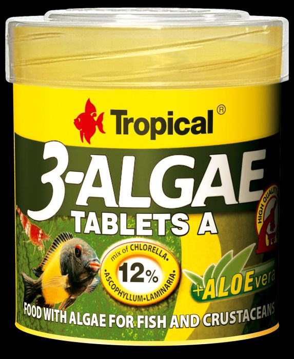 Tropical Algae Tablets A – Fischfutter für das Aquarium bei AquascapingForLife