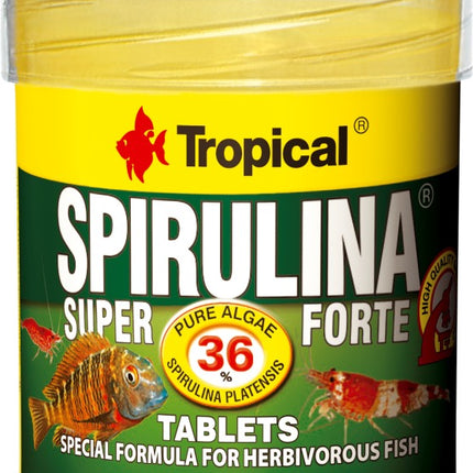 Tropical Spirulina Forte Tablets – Fischfutter für das Aquarium bei AquascapingForLife