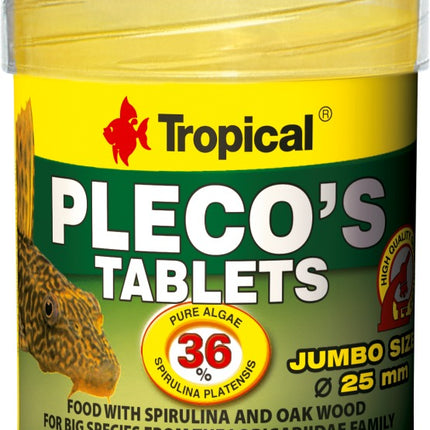 Tropical Pleco' Tablets – Fischfutter für das Aquarium bei AquascapingForLife
