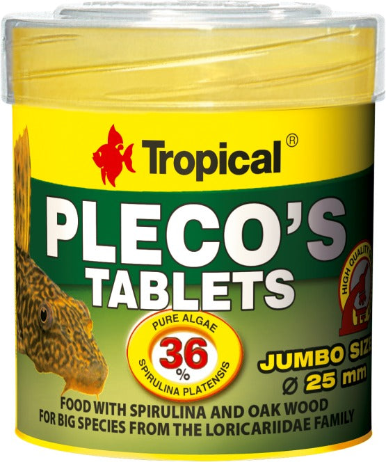 Tropical Pleco' Tablets – Fischfutter für das Aquarium bei AquascapingForLife