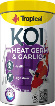 Tropical Koi Wheat Germ & Garlic – Fischfutter für das Aquarium bei AquascapingForLife