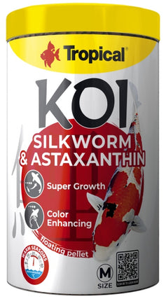 Tropical Koi Silkworm & Astaxanthin Pellets – Ansicht 3