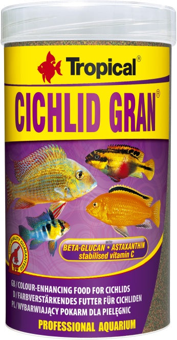 Tropical Cichlid Gran – Fischfutter für das Aquarium bei AquascapingForLife