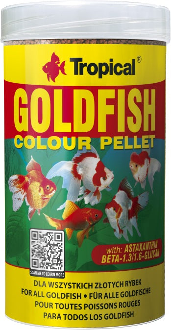 Tropical Goldfish Colour Pellet – Fischfutter für das Aquarium bei AquascapingForLife