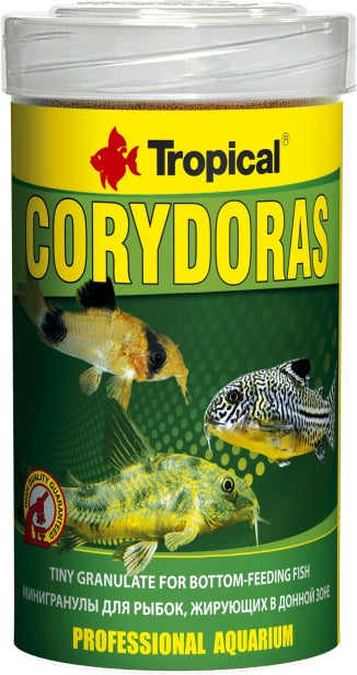 Tropical Corydoras (100 ml) – Fischfutter für das Aquarium bei AquascapingForLife