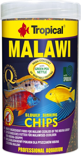 Tropical Malawi Chips – Fischfutter für das Aquarium bei AquascapingForLife