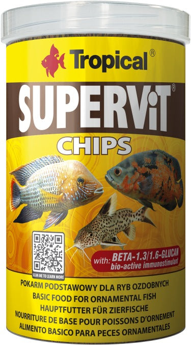 Tropical Supervit Chips (1000 ml) – Fischfutter für das Aquarium bei AquascapingForLife