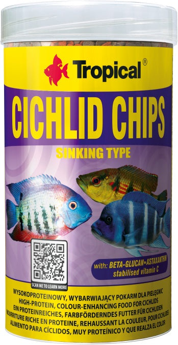 Tropical Cichlid Chips – Fischfutter für das Aquarium bei AquascapingForLife
