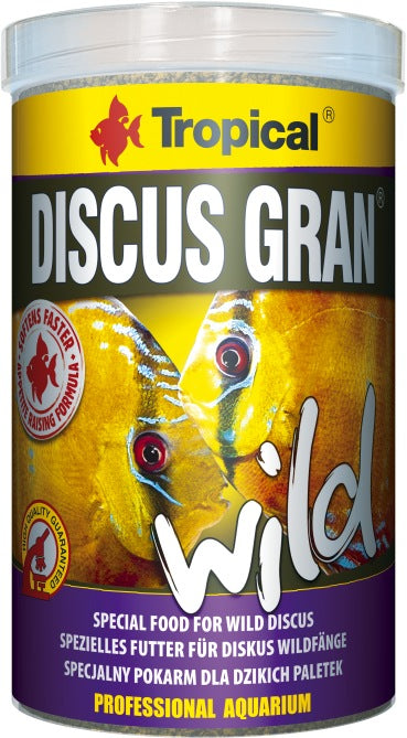 Tropical Discus Gran Wild (1000 ml) – Fischfutter für das Aquarium bei AquascapingForLife