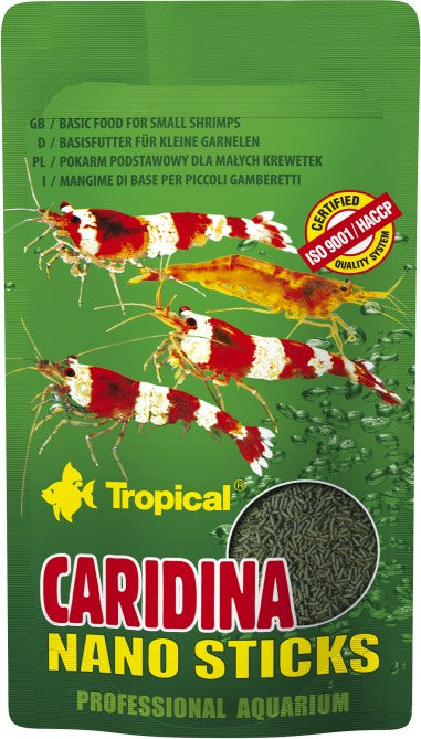 Tropical Caridina Nano Sticks (10 g) – Fischfutter für das Aquarium bei AquascapingForLife