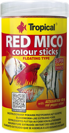Tropical Red Mico Colour Sticks (250 ml) – Fischfutter für das Aquarium bei AquascapingForLife