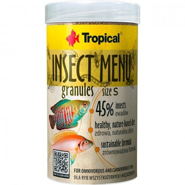 Tropical Insect Menu Granules Size – Fischfutter für das Aquarium bei AquascapingForLife