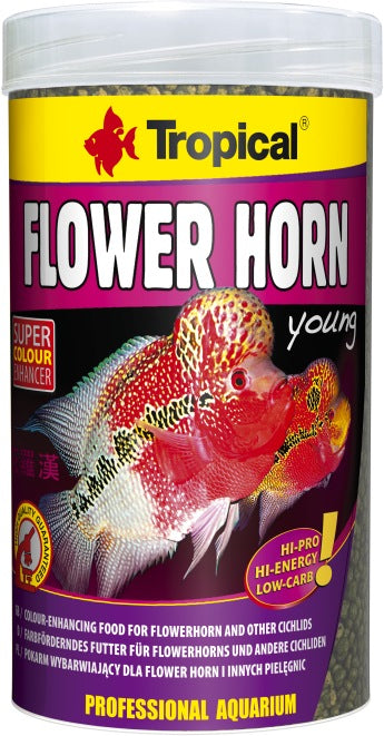 Tropical Flower Horn Young Pellet – Fischfutter für das Aquarium bei AquascapingForLife