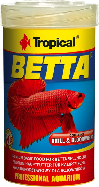 Tropical Betta (100 ml) – Fischfutter für das Aquarium bei AquascapingForLife