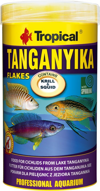 Tropical Tanganyika Flakes – Fischfutter für das Aquarium bei AquascapingForLife