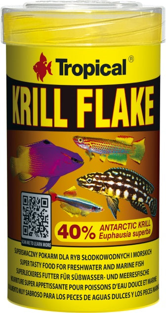 Tropical Krill Flake – Fischfutter für das Aquarium bei AquascapingForLife