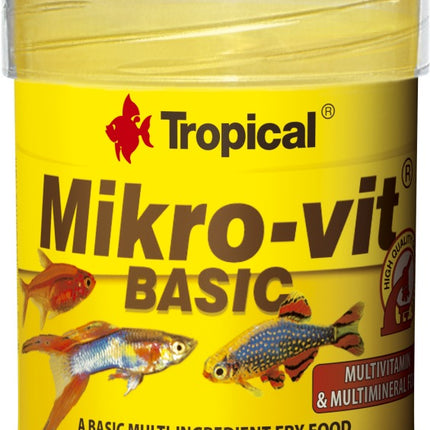 Tropical Mikro-Vit Basic (50 ml) – Fischfutter für das Aquarium bei AquascapingForLife