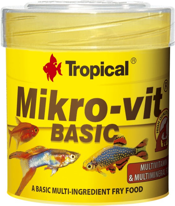 Tropical Mikro-Vit Basic (50 ml) – Fischfutter für das Aquarium bei AquascapingForLife