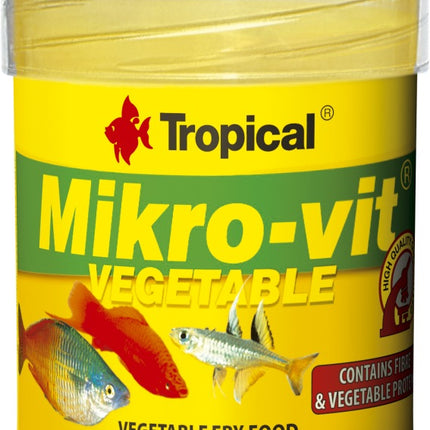 Tropical Mikro-Vit Vegetable (50 ml) – Fischfutter für das Aquarium bei AquascapingForLife