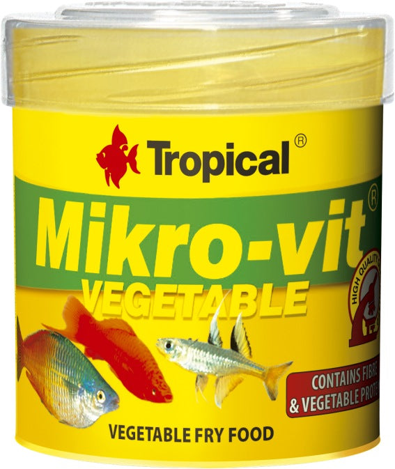 Tropical Mikro-Vit Vegetable (50 ml) – Fischfutter für das Aquarium bei AquascapingForLife