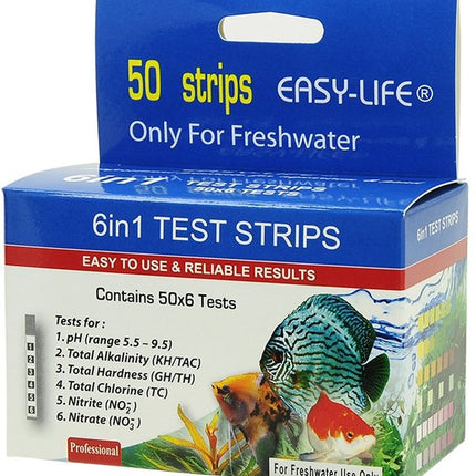 Easy-Life Test Strips 6in1 (50 Teststreifen) – Wassertests für das Aquarium bei AquascapingForLife