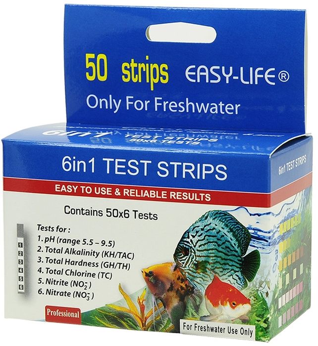 Easy-Life Test Strips 6in1 (50 Teststreifen) – Wassertests für das Aquarium bei AquascapingForLife