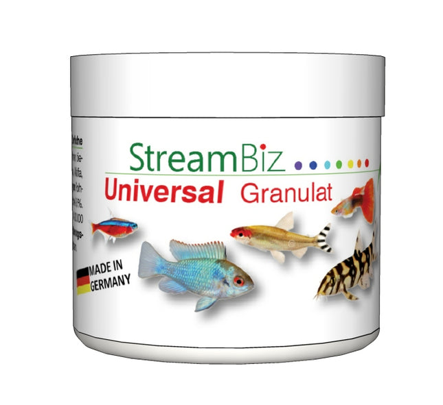 StreamBiz Universal Granulat – Fischfutter für das Aquarium bei AquascapingForLife