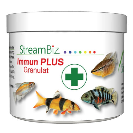 StreamBiz Immun Plus Granulat (80 g) – Fischfutter für das Aquarium bei AquascapingForLife
