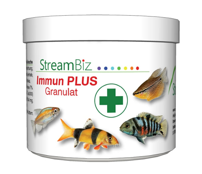 StreamBiz Immun Plus Granulat (80 g) – Fischfutter für das Aquarium bei AquascapingForLife