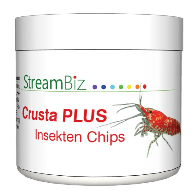 StreamBiz Crusta Plus Insekten Chips (40 g) – Fischfutter für das Aquarium bei AquascapingForLife