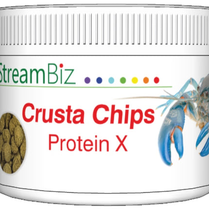 StreamBiz Crusta Chips Protein X (40 g) – Fischfutter für das Aquarium bei AquascapingForLife