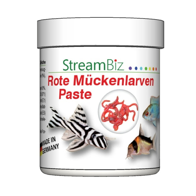 StreamBiz Rote Mückenlarven Paste – Fischfutter für das Aquarium bei AquascapingForLife