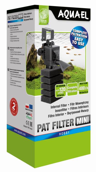 Aquael Filter PAT MINI – Aquarienfilter für das Aquarium bei AquascapingForLife