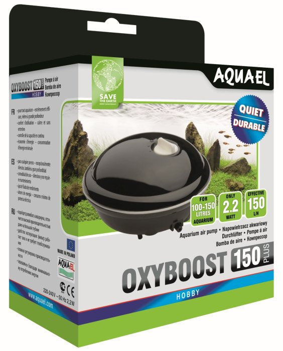 Aquael Oxyboost Luftpumpe APR PLUS – Luftpumpen für das Aquarium bei AquascapingForLife