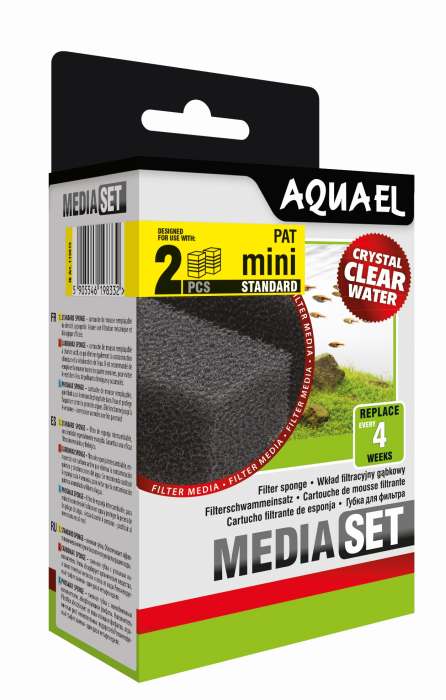 Aquael Filterschwamm PAT Mini Standard (2 Stück) – Filtermedium für das Aquarium bei AquascapingForLife