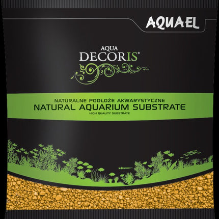Aquael AQUA DECORIS Kies gelb 2 - 3 mm (1 kg) – Bodengrund für das Aquarium bei AquascapingForLife