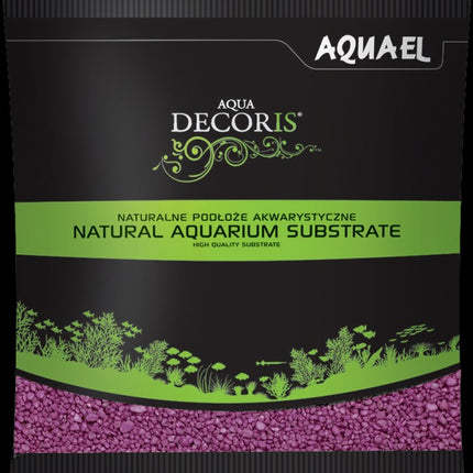 Aquael AQUA DECORIS Kies fuchsie 2 - 3 mm (1 kg) – Bodengrund für das Aquarium bei AquascapingForLife
