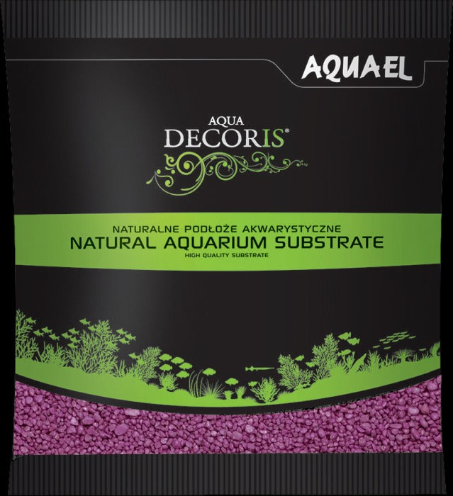 Aquael AQUA DECORIS Kies fuchsie 2 - 3 mm (1 kg) – Bodengrund für das Aquarium bei AquascapingForLife