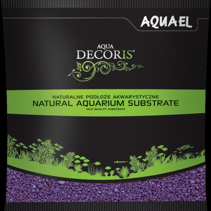 Aquael AQUA DECORIS Kies violett 2 - 3 mm (1 kg) – Bodengrund für das Aquarium bei AquascapingForLife