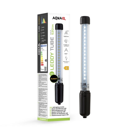 Aquael Beleuchtungsmodul LEDDY TUBE SUNNY 4,8 W LED – Aquarium-Beleuchtung für das Aquarium bei AquascapingForLife