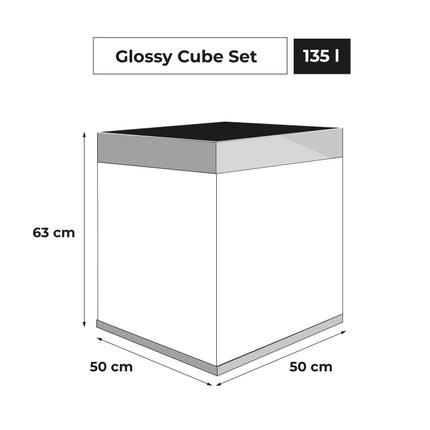 Aquael GLOSSY CUBE ST Set D&N Aquarium – Ansicht 8