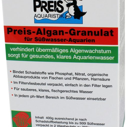 Preis Aquaristik Preis Algan-Granulat 400 g – Wasserzusätze/Dünger/Medikamente für das Aquarium bei AquascapingForLife