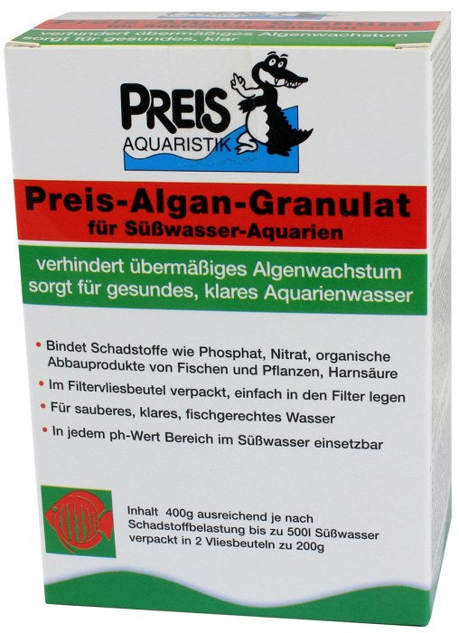 Preis Aquaristik Preis Algan-Granulat 400 g – Wasserzusätze/Dünger/Medikamente für das Aquarium bei AquascapingForLife