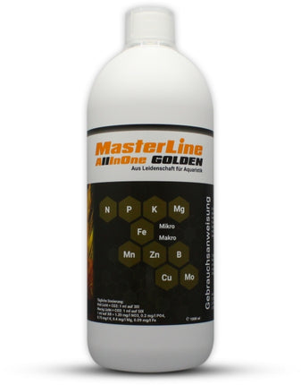 MasterLine All In One Golden – Wasserzusätze/Dünger/Medikamente für das Aquarium bei AquascapingForLife