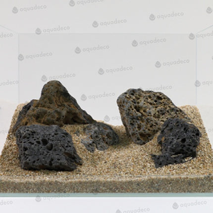 Aquadeco Galapagos-Stein S (0,8-1,2 kg) [P25] – Steine für das Aquarium bei AquascapingForLife