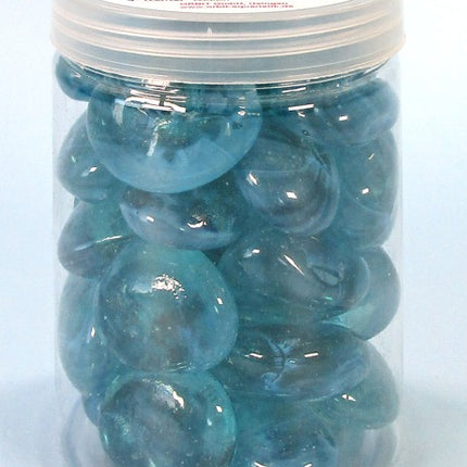 Orbit Glas-Nuggets arktikblau (30 x 15 mm) 0,75 kg Dose – Ansicht 3