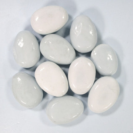 Orbit Glas-Nuggets weiss (30 x 15 mm) 0,75 kg Dose – Ansicht 2