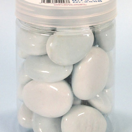 Orbit Glas-Nuggets weiss (30 x 15 mm) 0,75 kg Dose – Ansicht 3