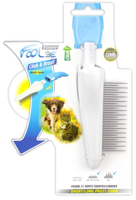 Foolee Easee M Short/Long Pro 31 Kamm – Fellpflege für das Aquarium bei AquascapingForLife